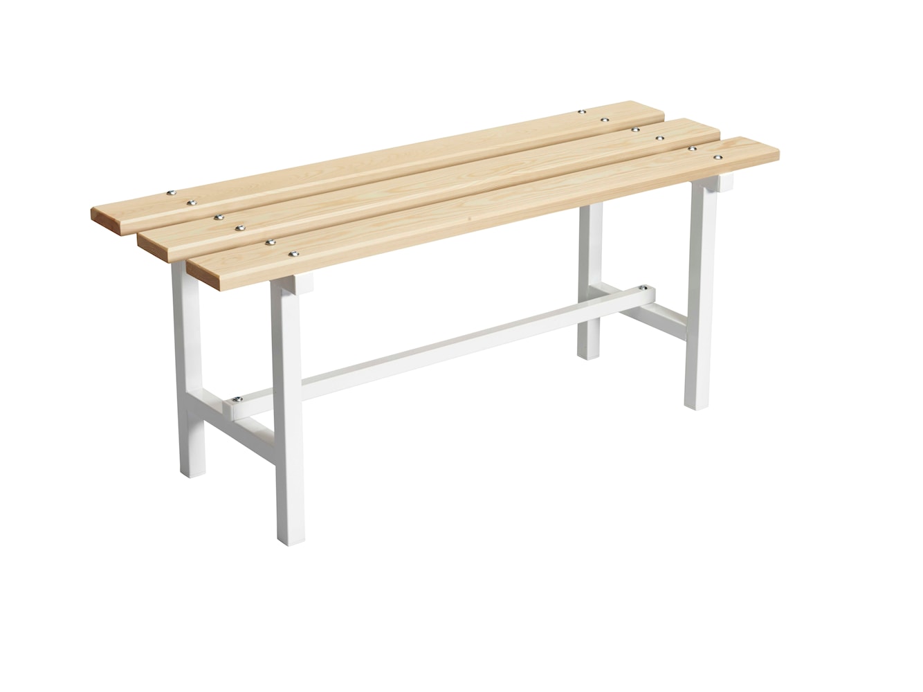 Essem Design Bench 68 Pine 45 Cm, White