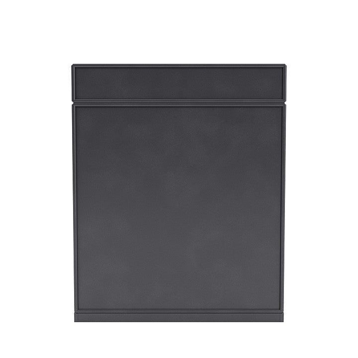 Montana Keep Chest Of Drawers With 3 Cm Plinth, Carbon Black