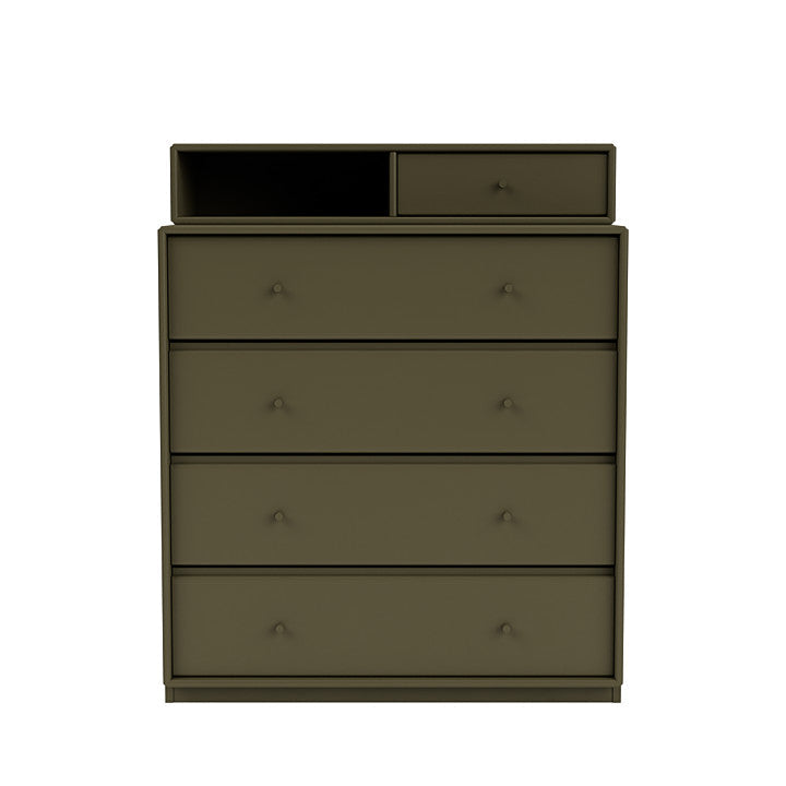 Montana Keep Chest Of Drawers With 3 Cm Plinth, Oregano Green