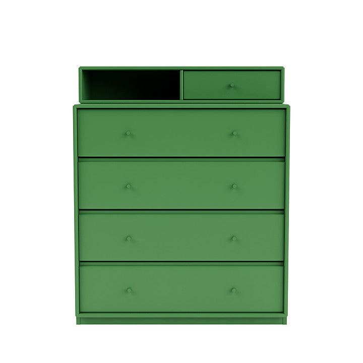 Montana Keep Chest Of Drawers With 3 Cm Plinth, Parsley Green