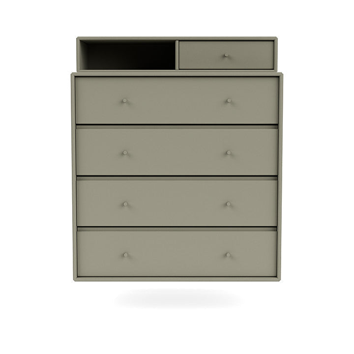 Montana Keep Chest Of Drawers With Suspension Rail, Fennel Green