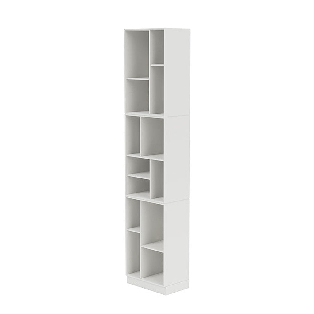 Montana Loom High Bookcase With 7 Cm Plinth, White