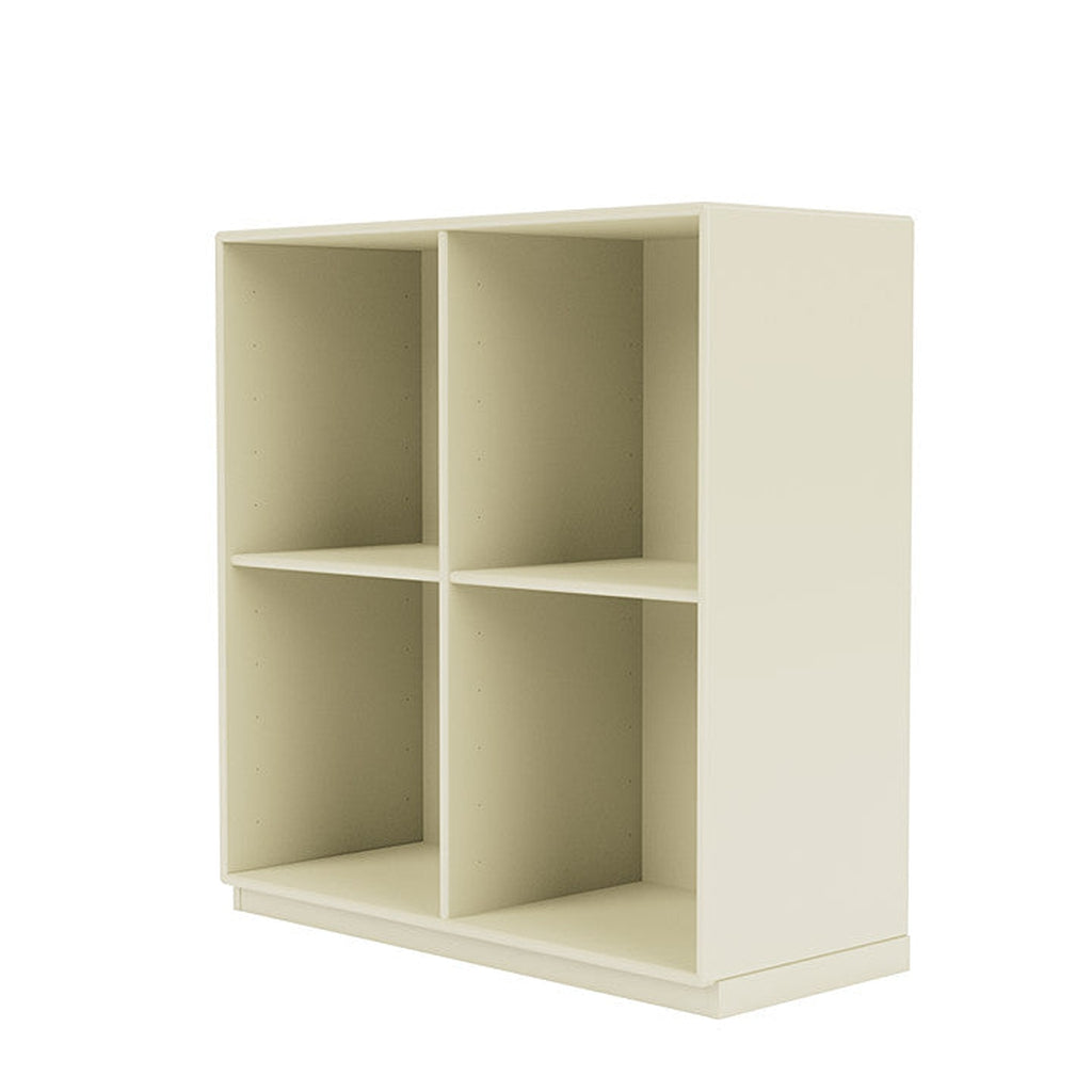 Montana Show Bookcase With 3 Cm Plinth, Vanilla White