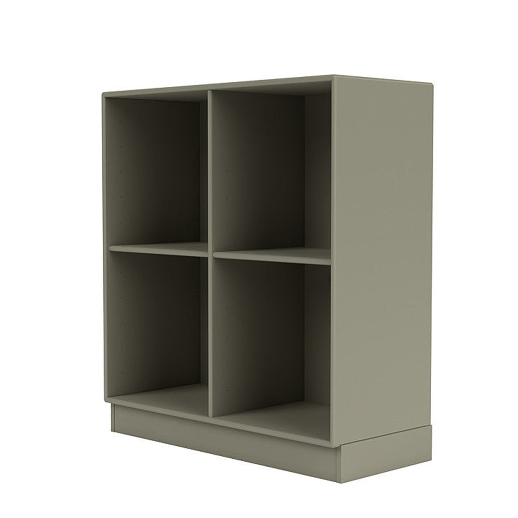 Montana Show Bookcase With 7 Cm Plinth, Fennel Green