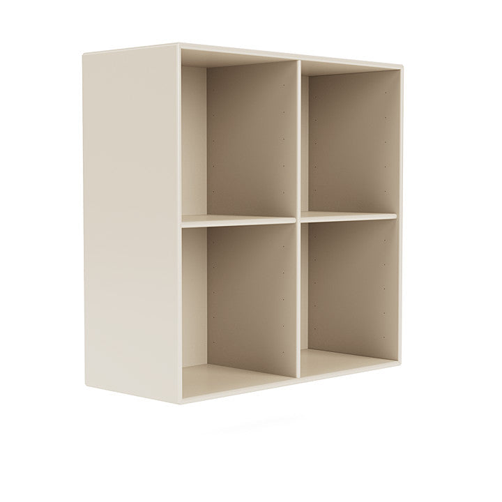 Montana Show Bookcase With Suspension Rail, Oat
