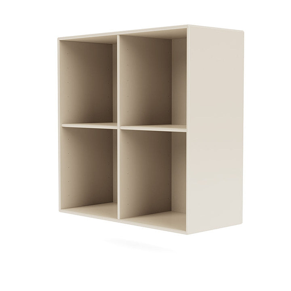 Montana Show Bookcase With Suspension Rail, Oat