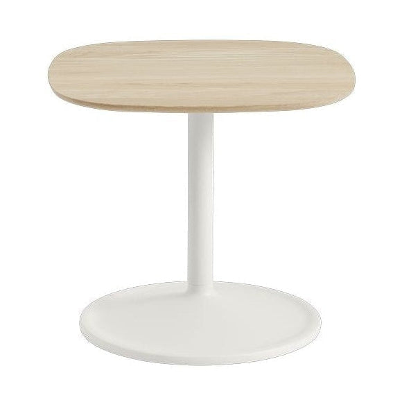 Muuto Soft Side Tables øx H 45x40, Solid Oak/Off White