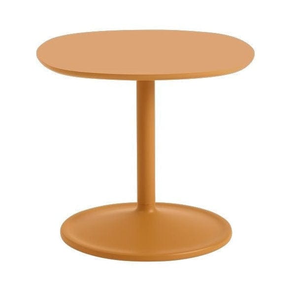 Muuto Soft Side Tables øx H 45x40, Orange Laminate