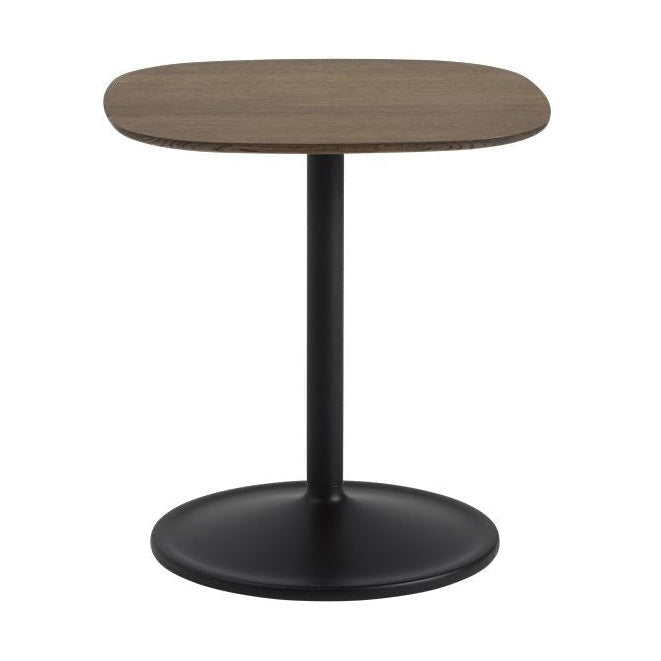 Muuto Soft Side Tables øx H 45x48, Solid Smoked Oak/Black