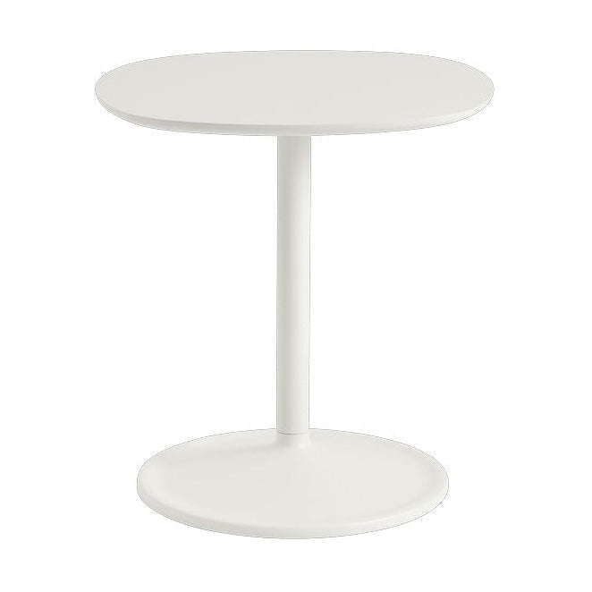 Muuto Soft Side Tables øx H 45x48, Off White Linoleum