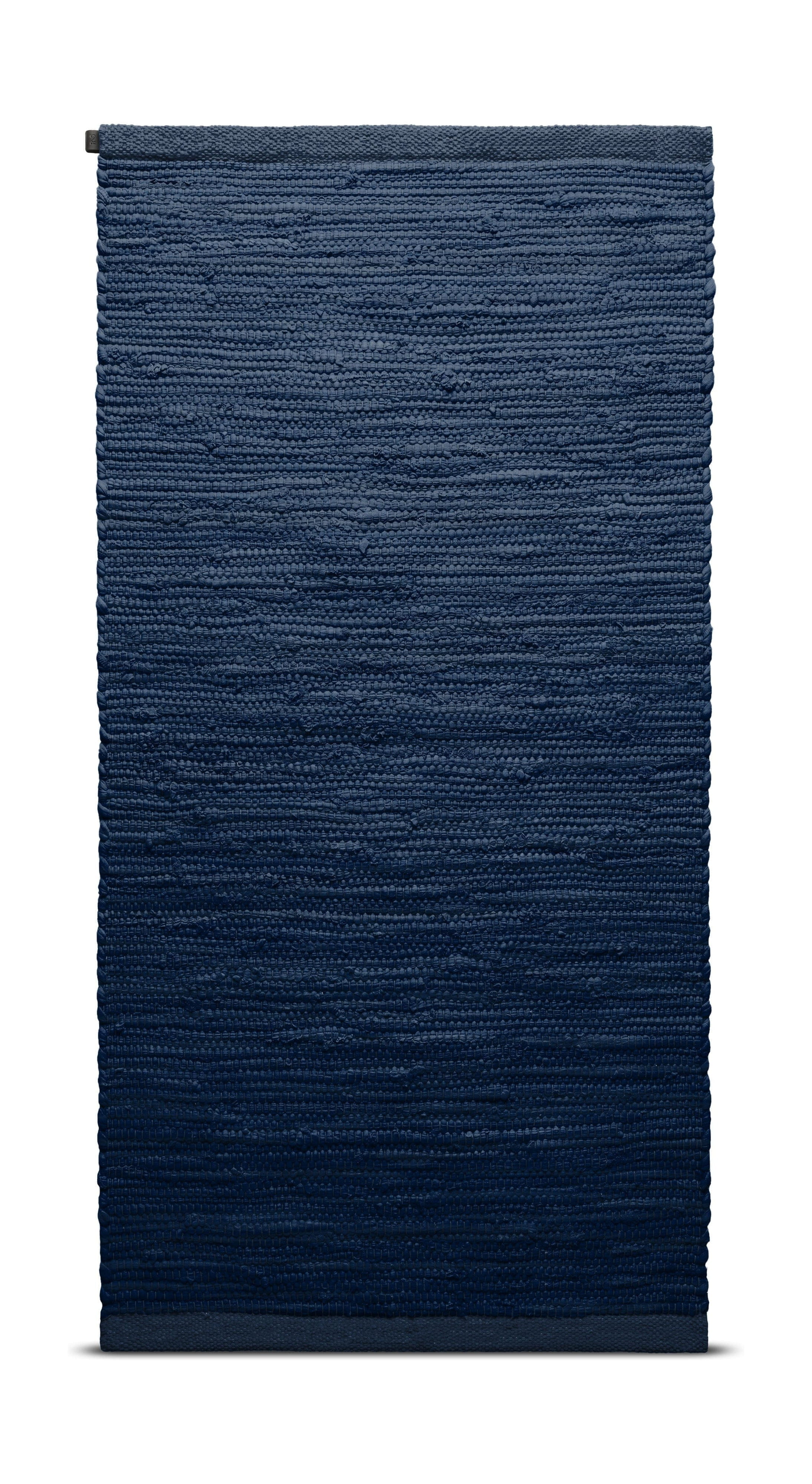 Rug Solid Cotton Rug 65 X 135 Cm, Blueberry