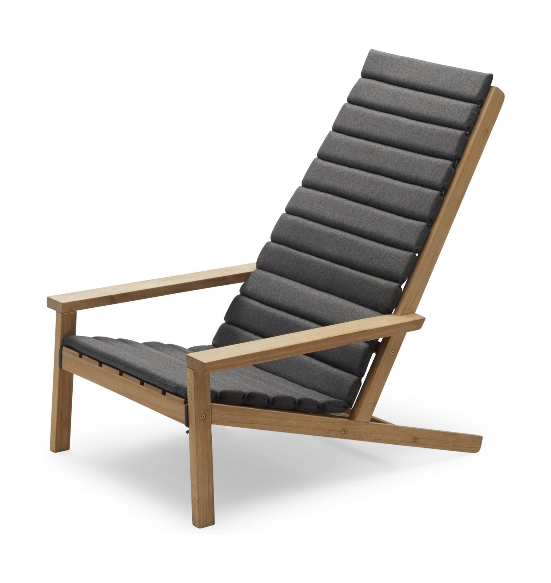 Skagerak Seat Cushion For Between Lines Deckchair, Charcoal
