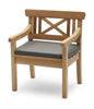 Skagerak Seat Cushion For Drachmann Chair, Charcoal