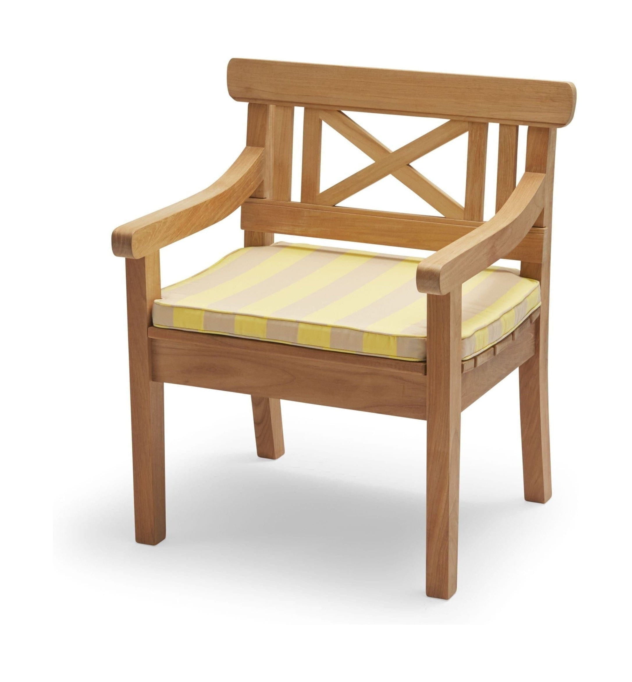 Skagerak Seat Cushion For Drachmann Chair, Lemon/Sand