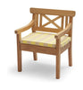 Skagerak Seat Cushion For Drachmann Chair, Lemon/Sand
