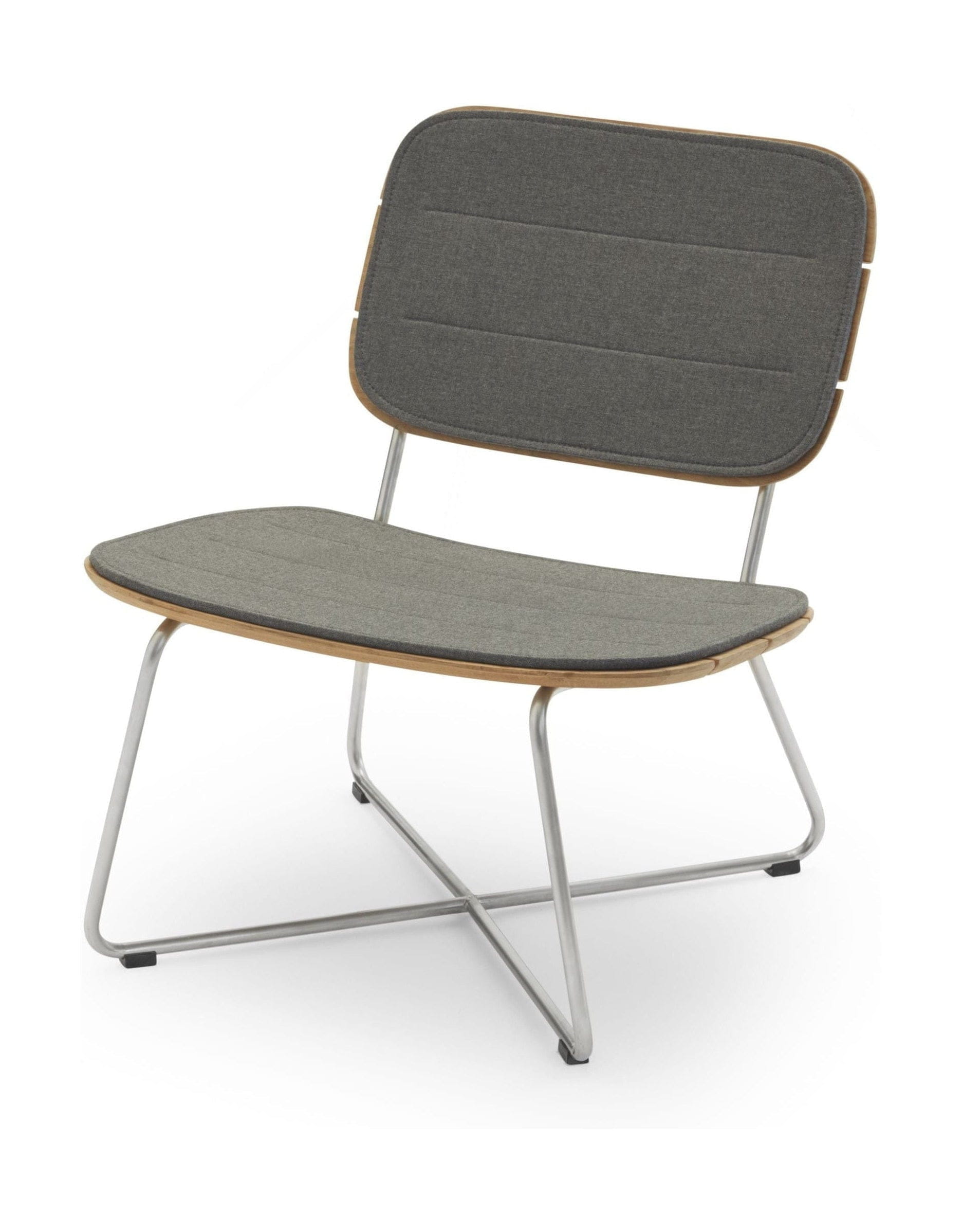 Skagerak Seat Cushion For Lilium Lounge Chair, Charcoal