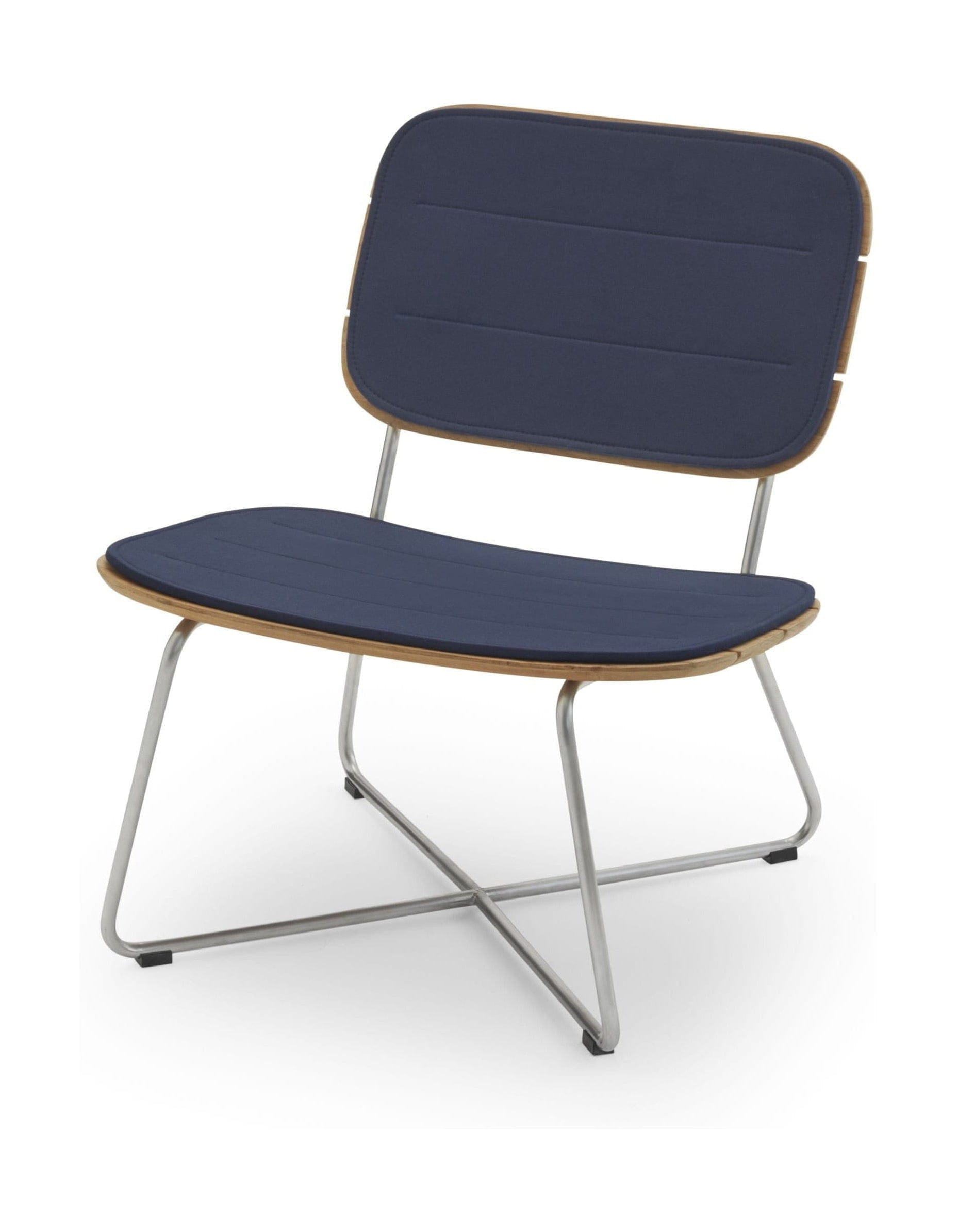 Skagerak Seat Cushion For Lilium Lounge Chair, Navy