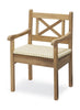 Skagerak Seat Cushion For Skagen Chair, Golden Yellow Stripe