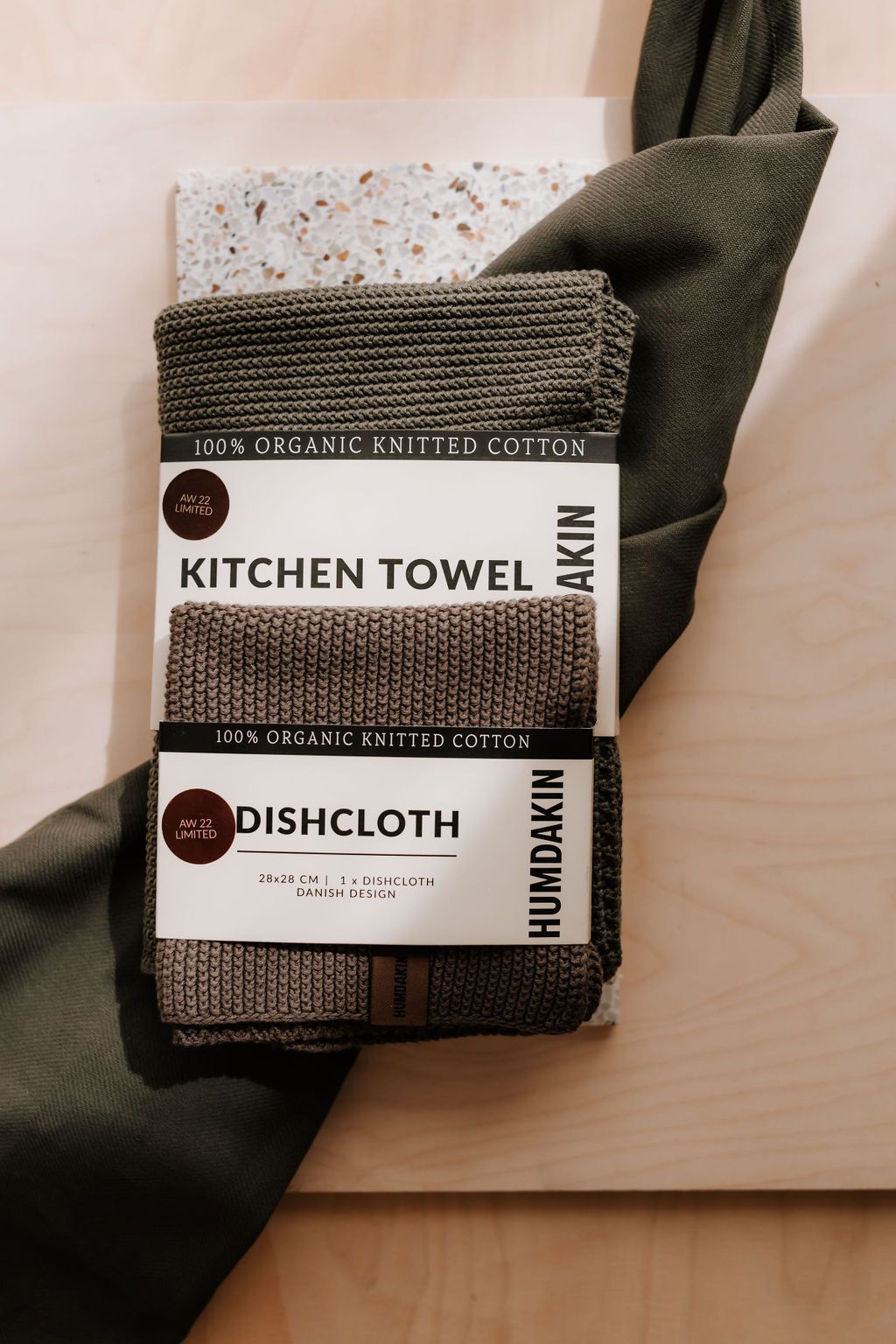 Humdakin Knitted Kitchen Towel, Waldorf