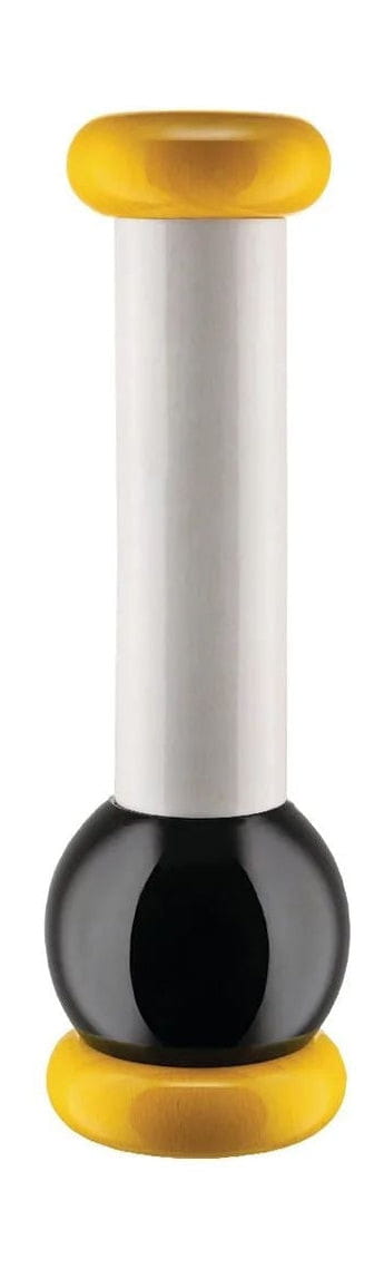 Alessi Mp0210 Pepper Mill In Beech Wood, Black