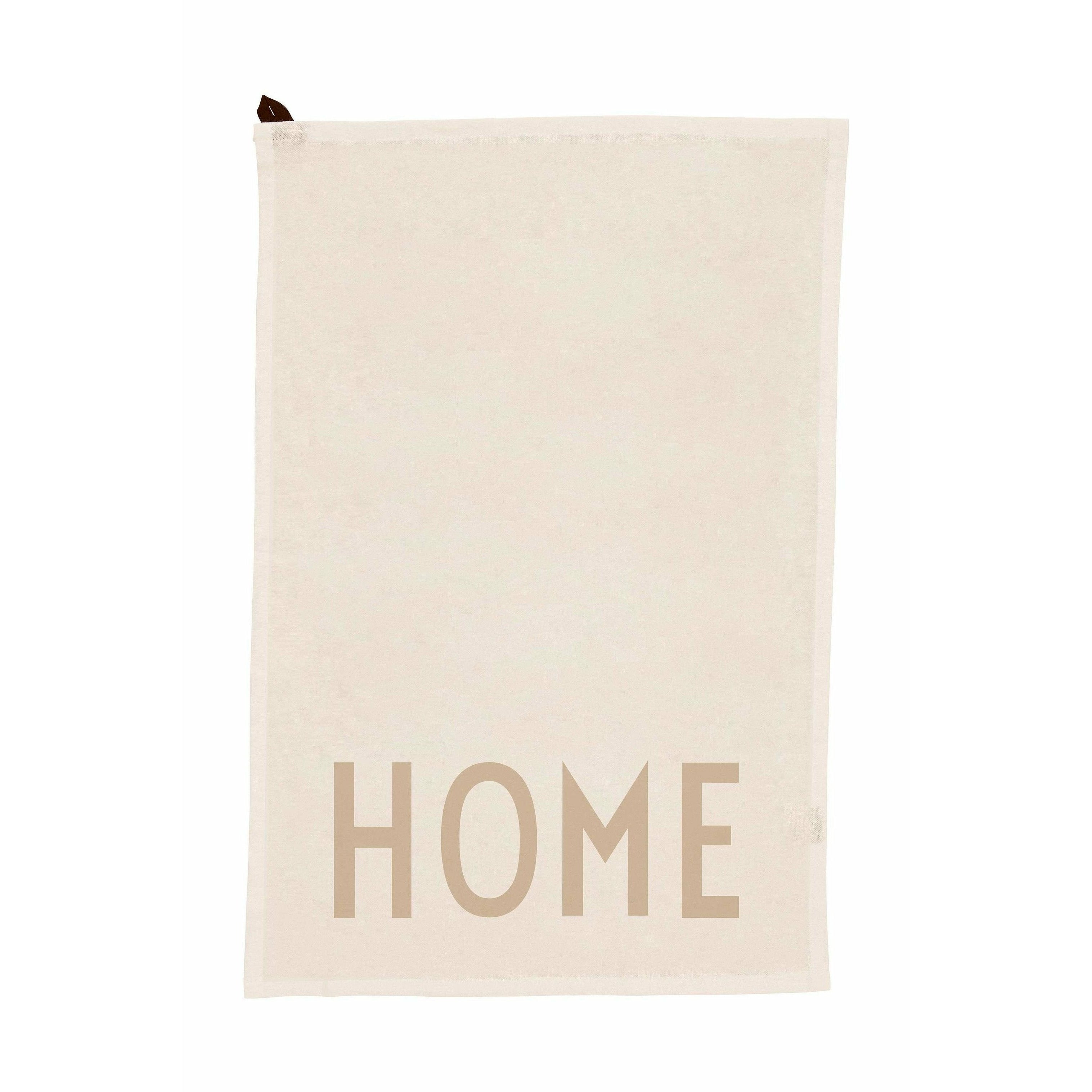 Design Letter's Favorite Tea Towel Set Of 2, Off White