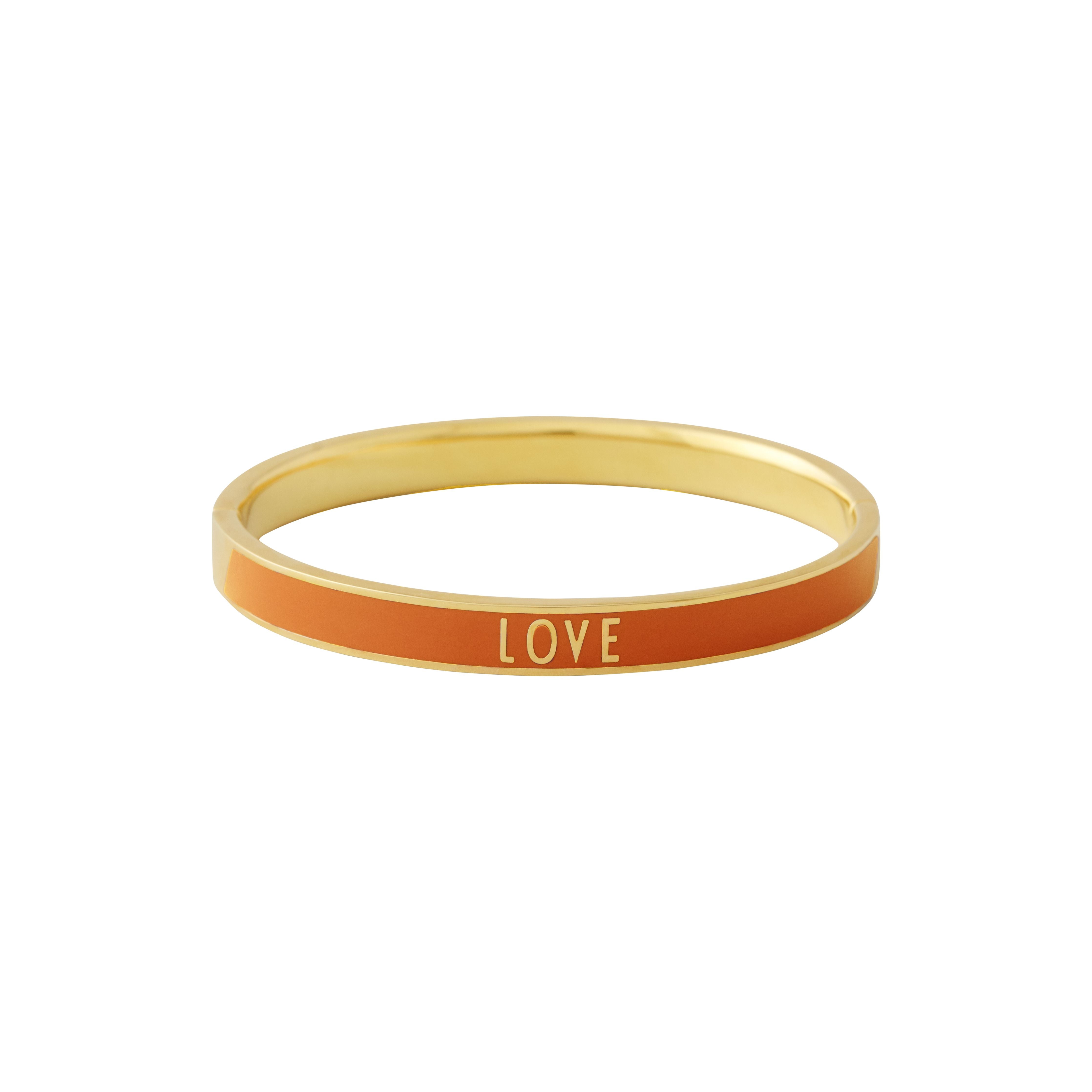 Design Letters Word Candy Bangle Special Edition Love, Orange