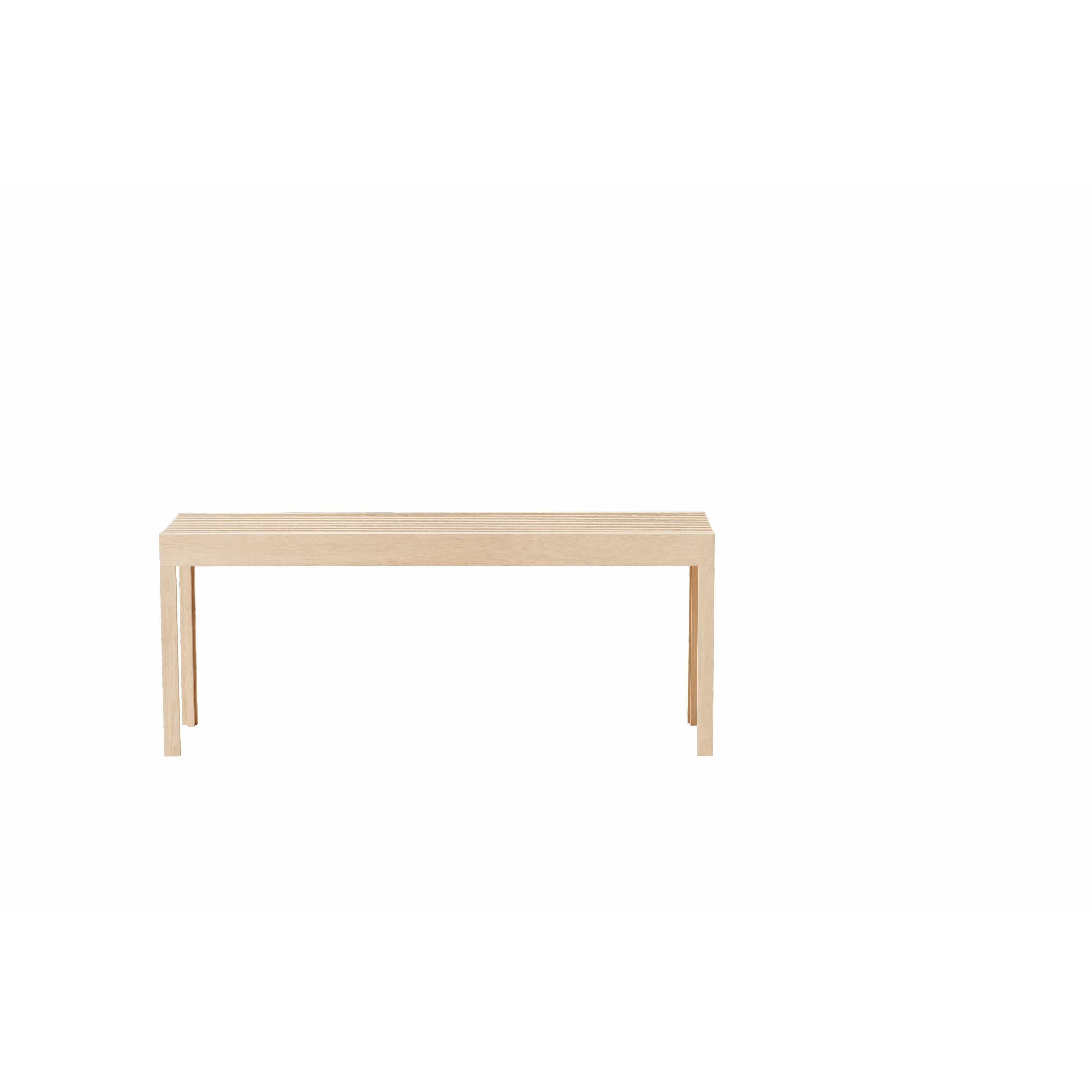 Form & Refine Lightweight Bench. White Oak