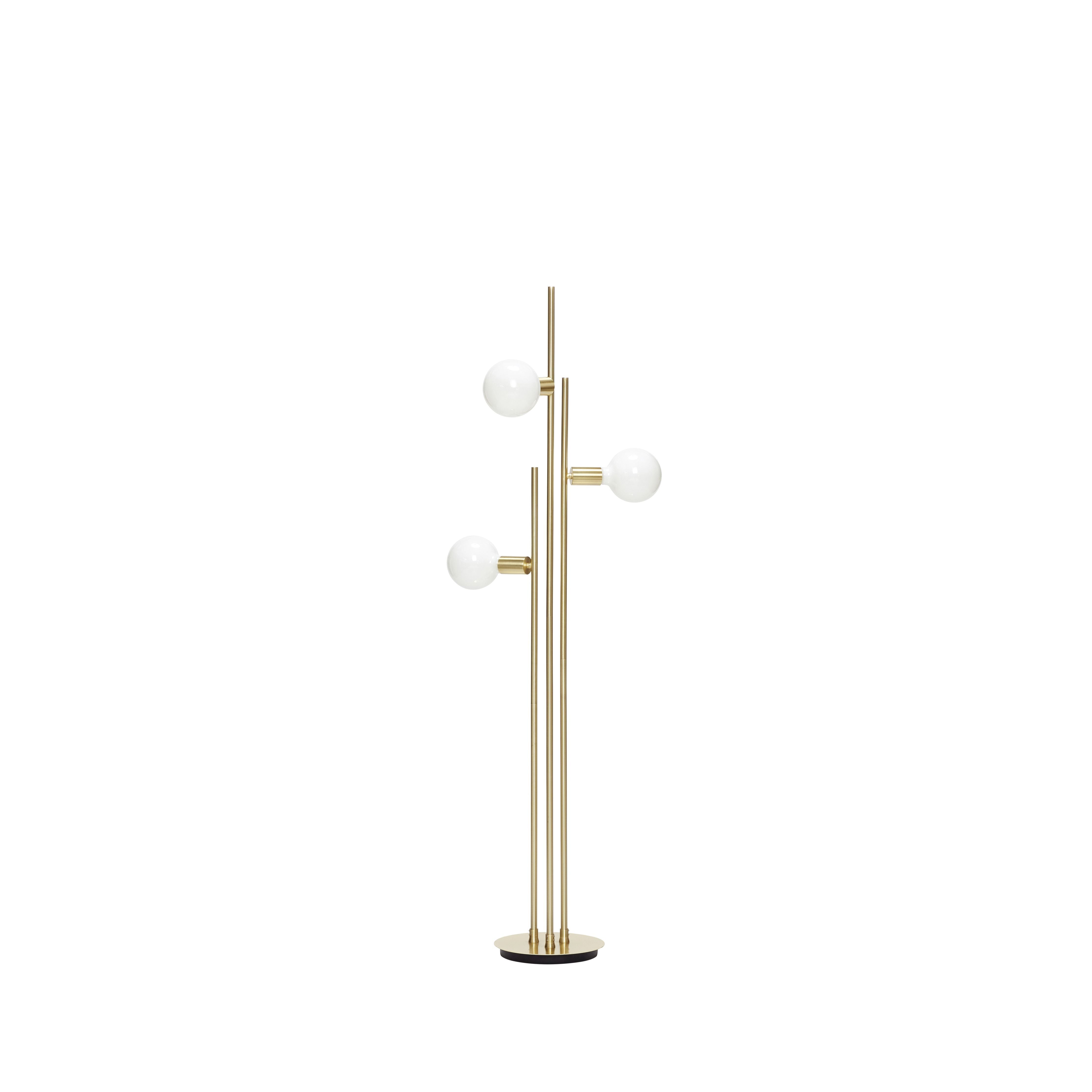 Hübsch Balance Floor Lamp Brass