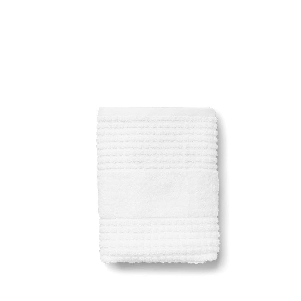 Juna Check Towel White, 70x140 Cm