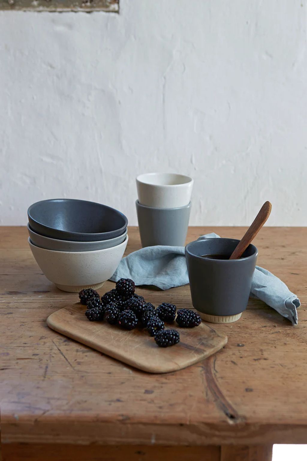 Knabstrup Keramik Colorit Bowl ø 14 Cm, Dark Grey