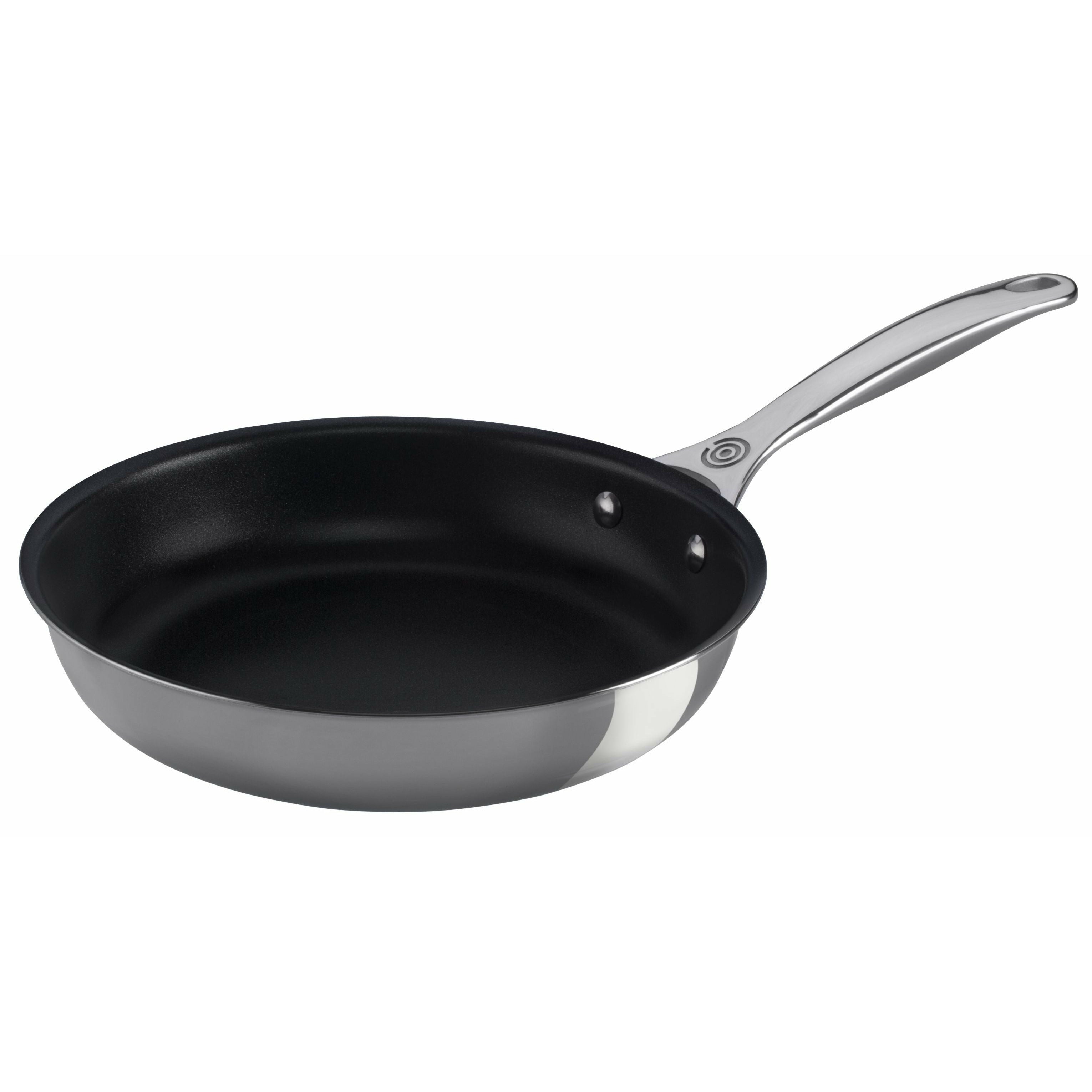 Le Creuset Signature Stainless Steel Non Stick Deep Frying Pan, 24 Cm