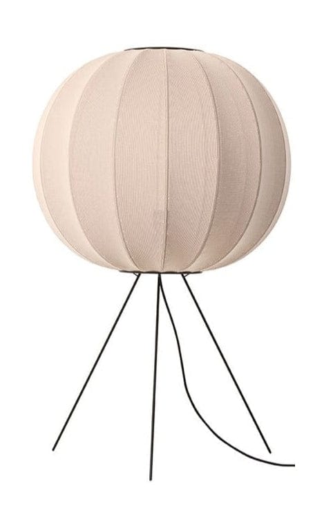 Made By Hand Knit Wit 60 Round Floor Lamp Medium, Sand Stone