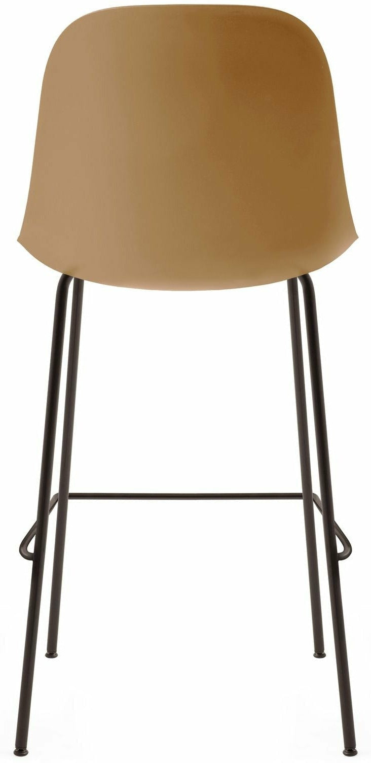 Audo Copenhagen Harbour Side Bar Chair, Black/Khaki