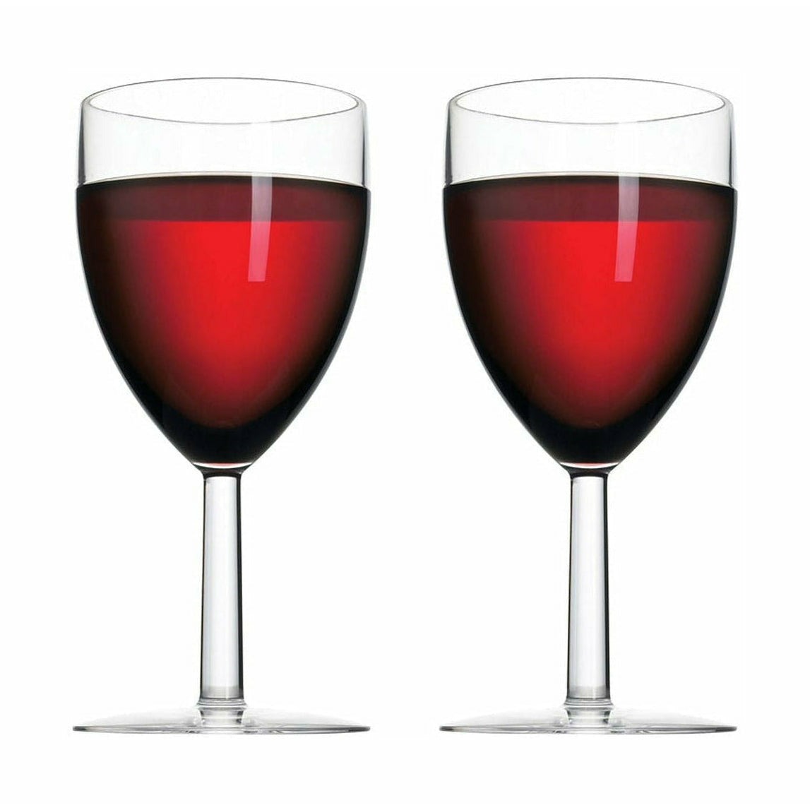 Mepal Plastic Wine Glass Set Of 2 0.3 L, Clear
