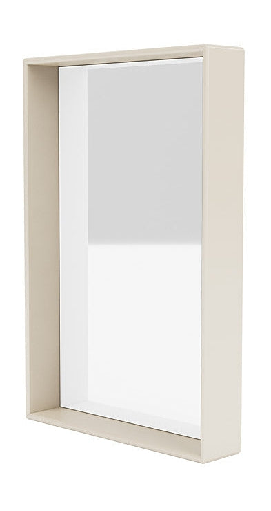 Montana Shelfie Mirror With Shelf Frame, Oat