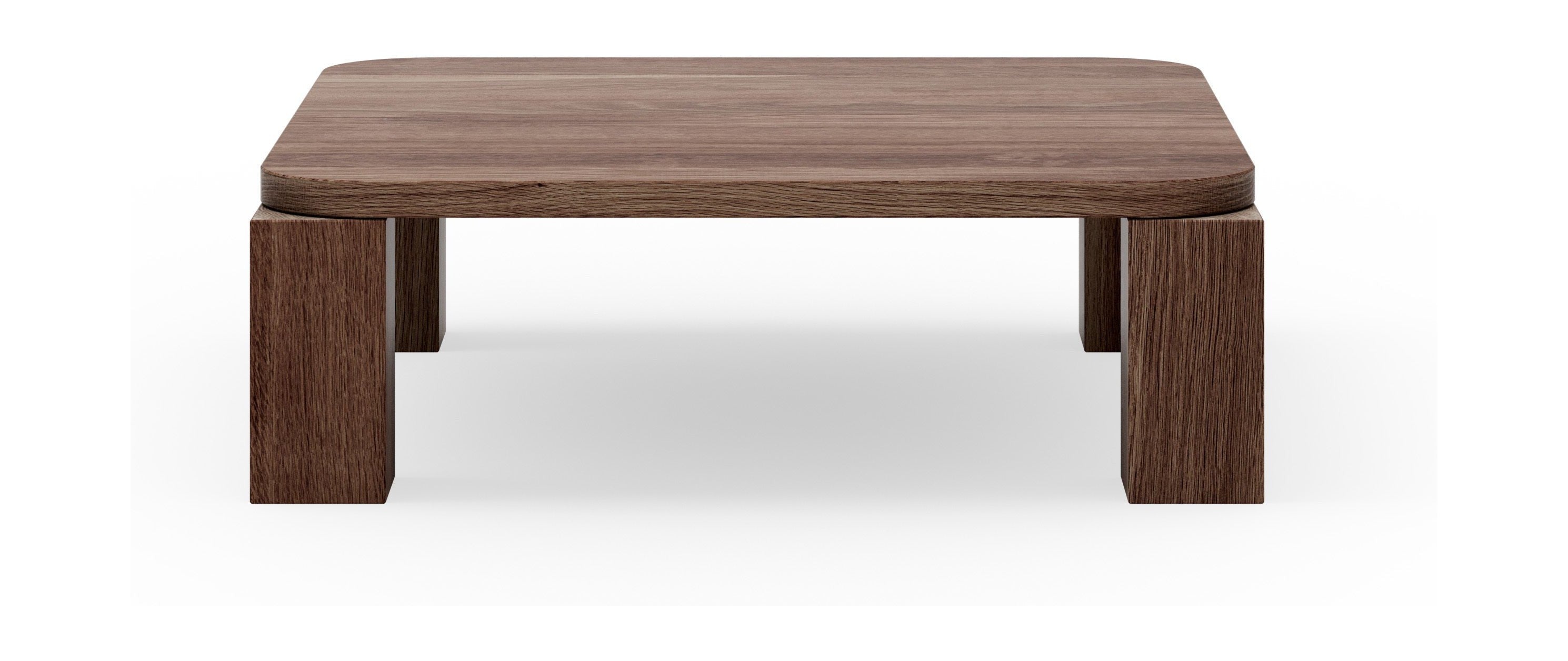 New Works Atlas Coffee Table Fumed Oak, 82x82 Cm