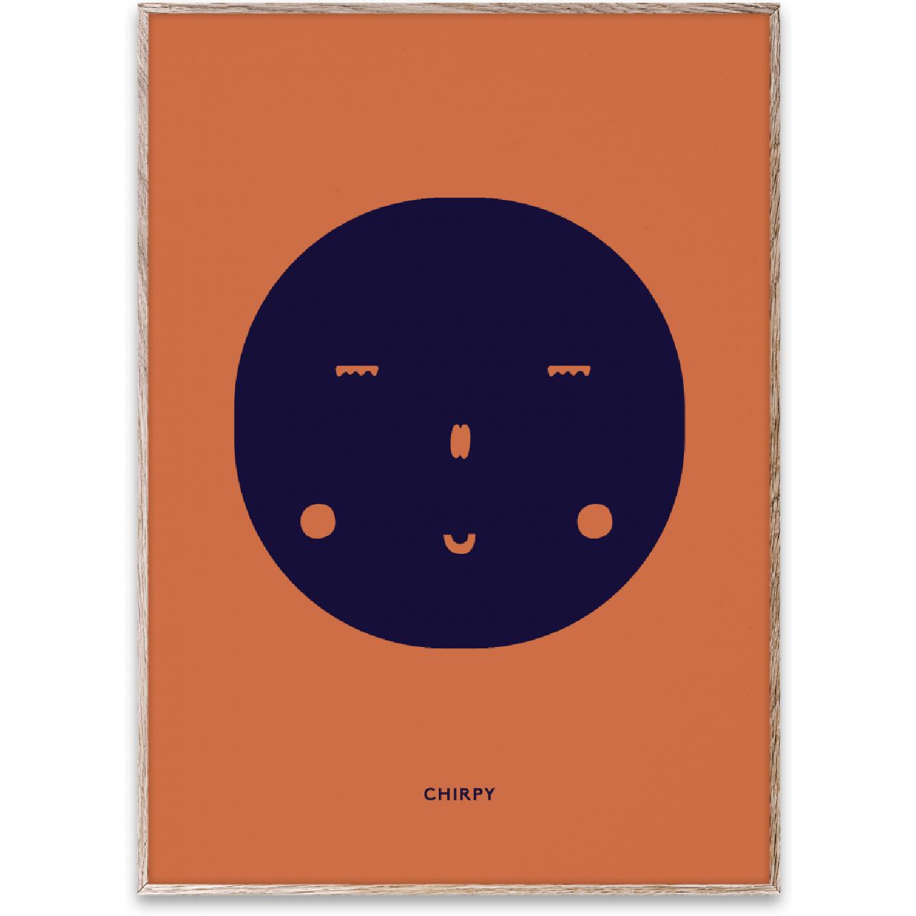 Paper Collective Chirpy Feeling Poster, 50x70 Cm