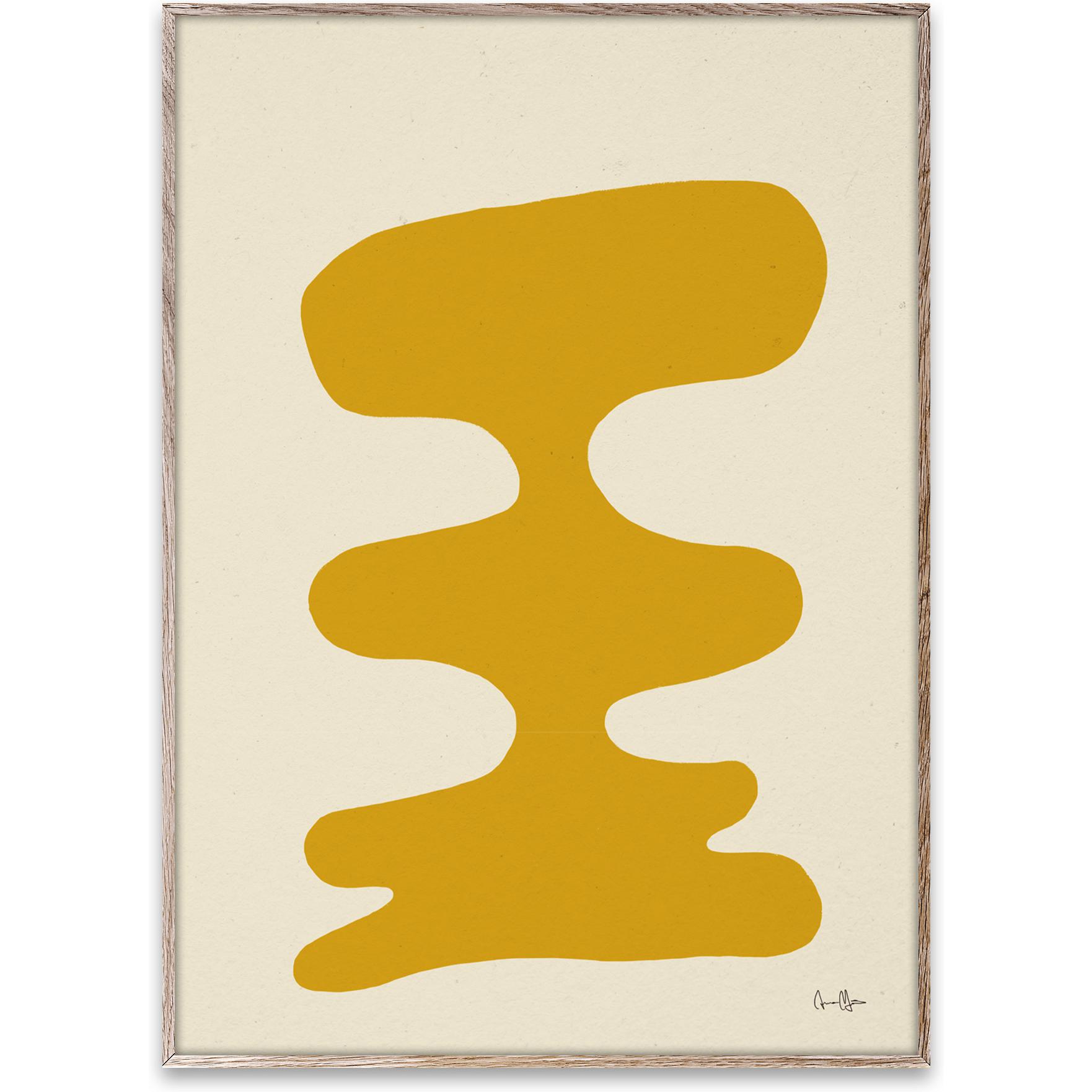 Paper Collective Soft Yellow Poster, 30x40 Cm