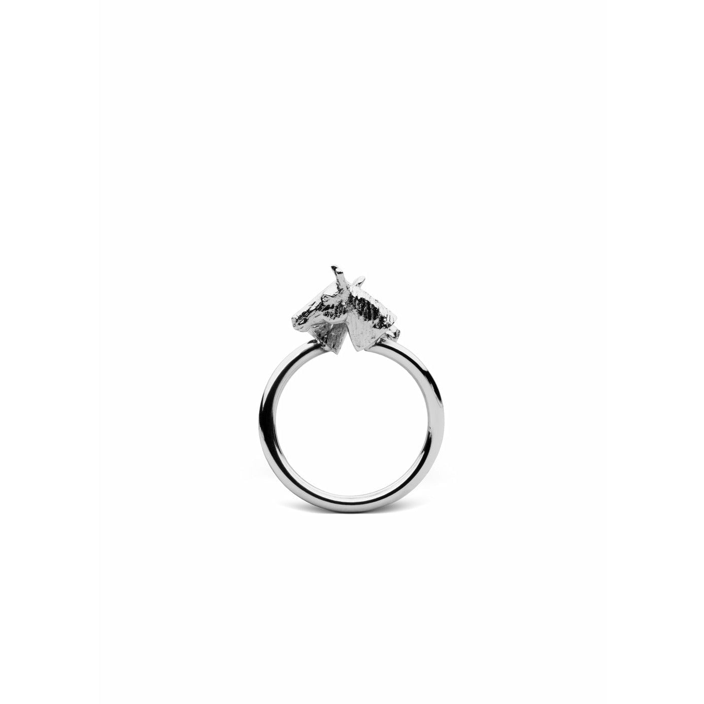 Skultuna Chêne Ring Horse Ring Medium Polished Steel, ø1,73 Cm