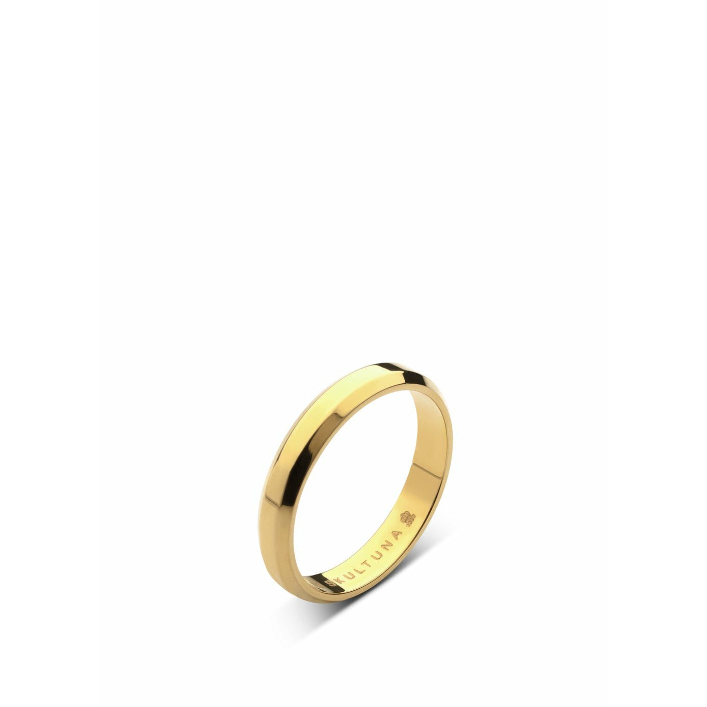 Skultuna Icon Ring Large 316 L Steel Gold Plated, ø1,97 Cm