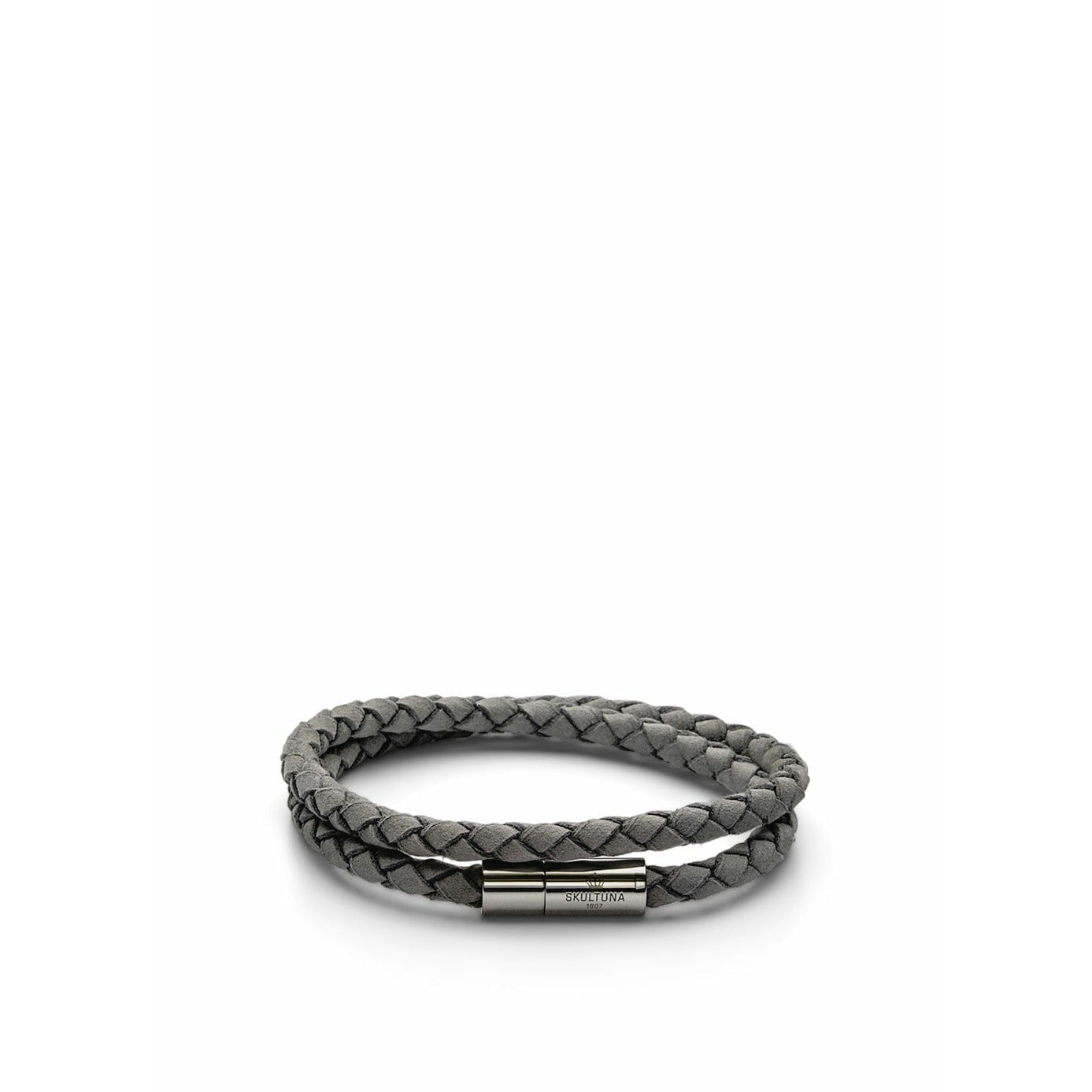 Skultuna The Suede Bracelet Medium ø16,5 Cm, Grey