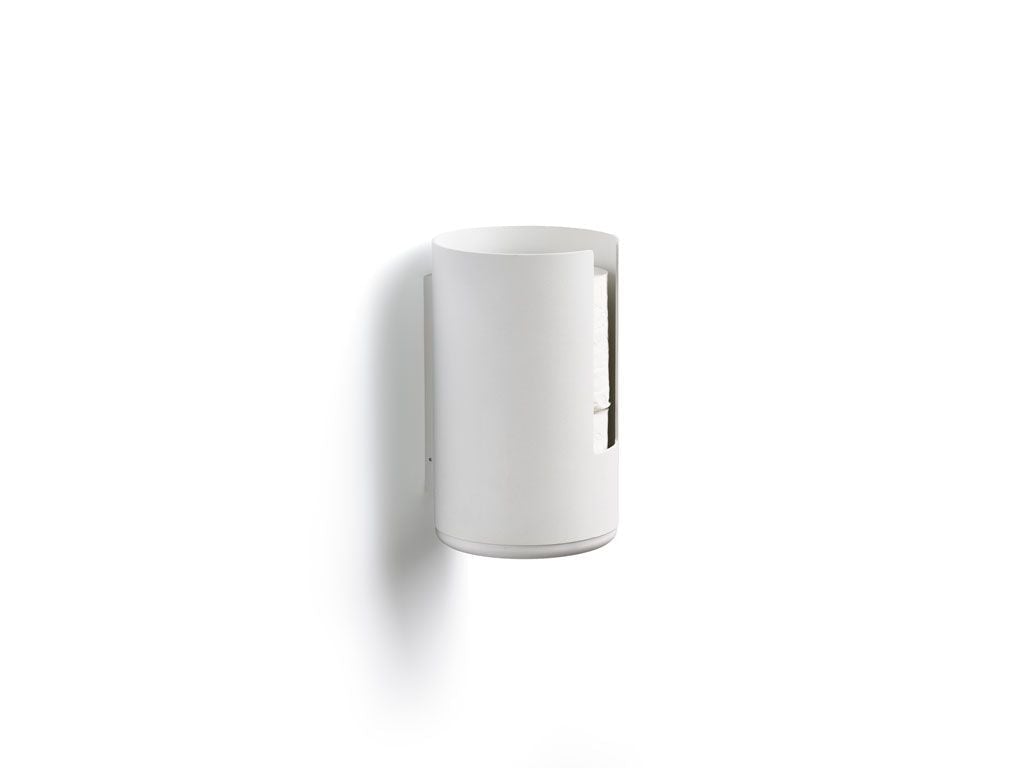 Zone Denmark Rim Toilet Paper Storage For Wall, White