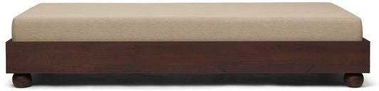 Ferm Living Rum Daybed Rich Linen, Dark Stained/Natural