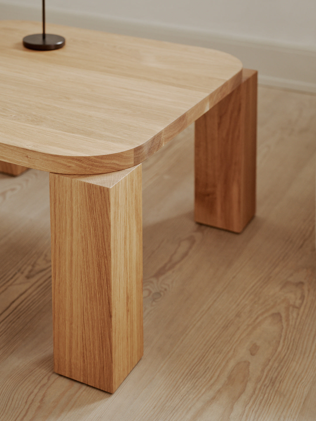 New Works Atlas Coffee Table Natural Oak, 60x60 Cm